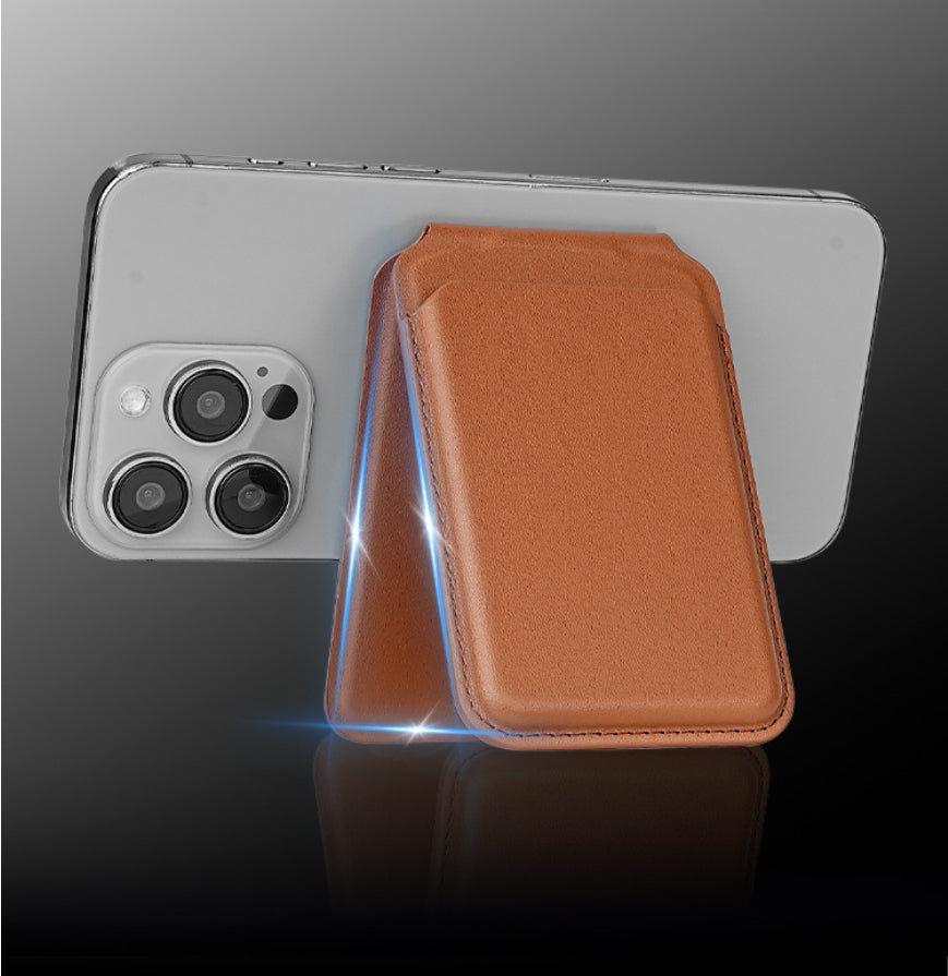 Porte-cartes magnétique pliable compatible MagSafe