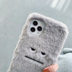 Coque avec Visage en Peluche
