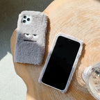 Coque avec Visage en Peluche