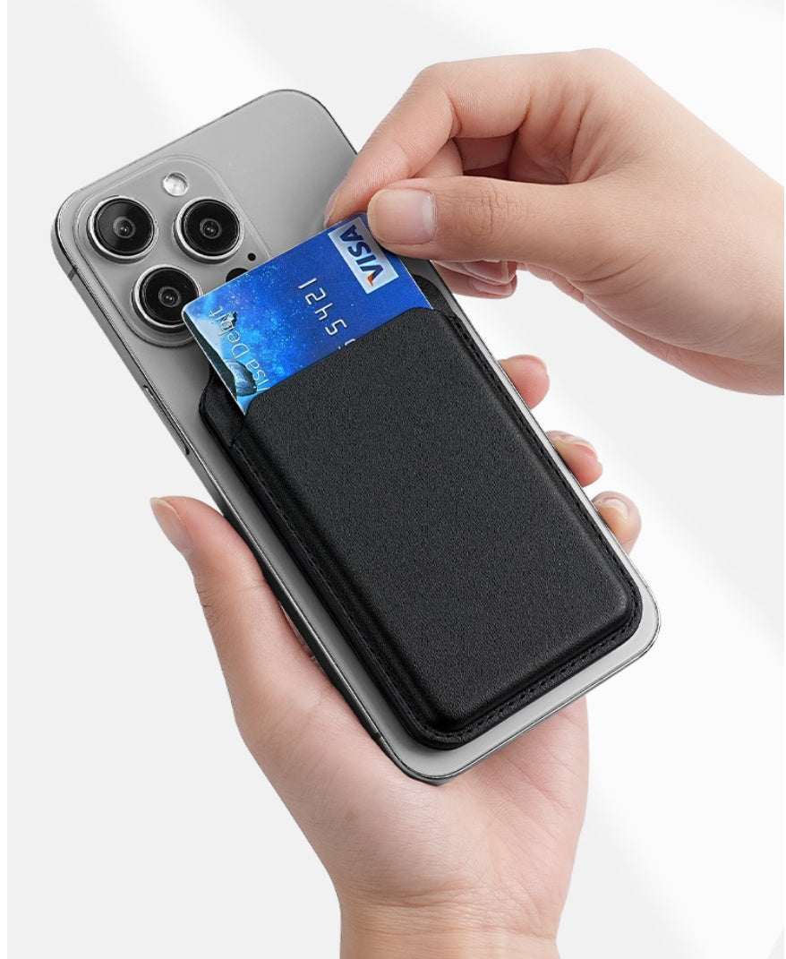Porte-cartes magnétique pliable compatible MagSafe